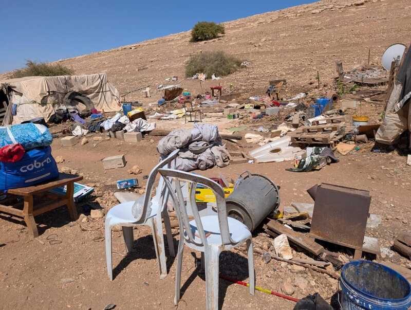 Gedwongen verplaatsing van Palestijnse familie in de Jordaanvallei